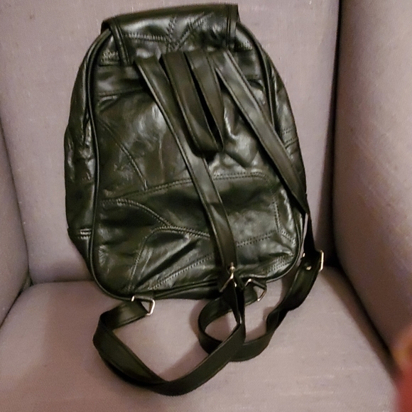 DONATING! Cute Leather Backpack - Picture 2 of 5